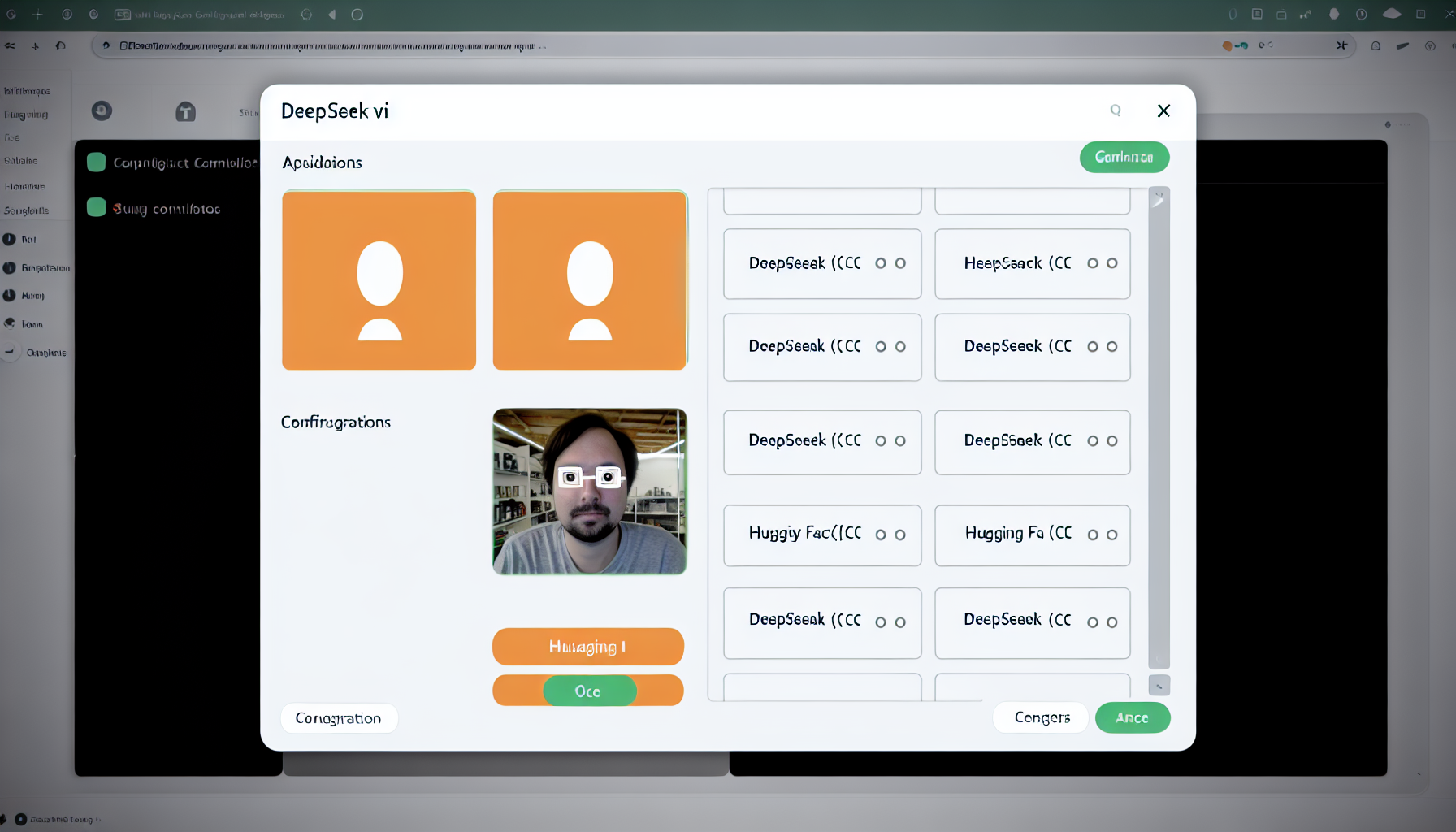 «&nbsp;Une capture d’écran de l’interface du modèle d’IA DeepSeek V3 sur la plateforme Hugging Face illustrant les configurations disponibles.&nbsp;»